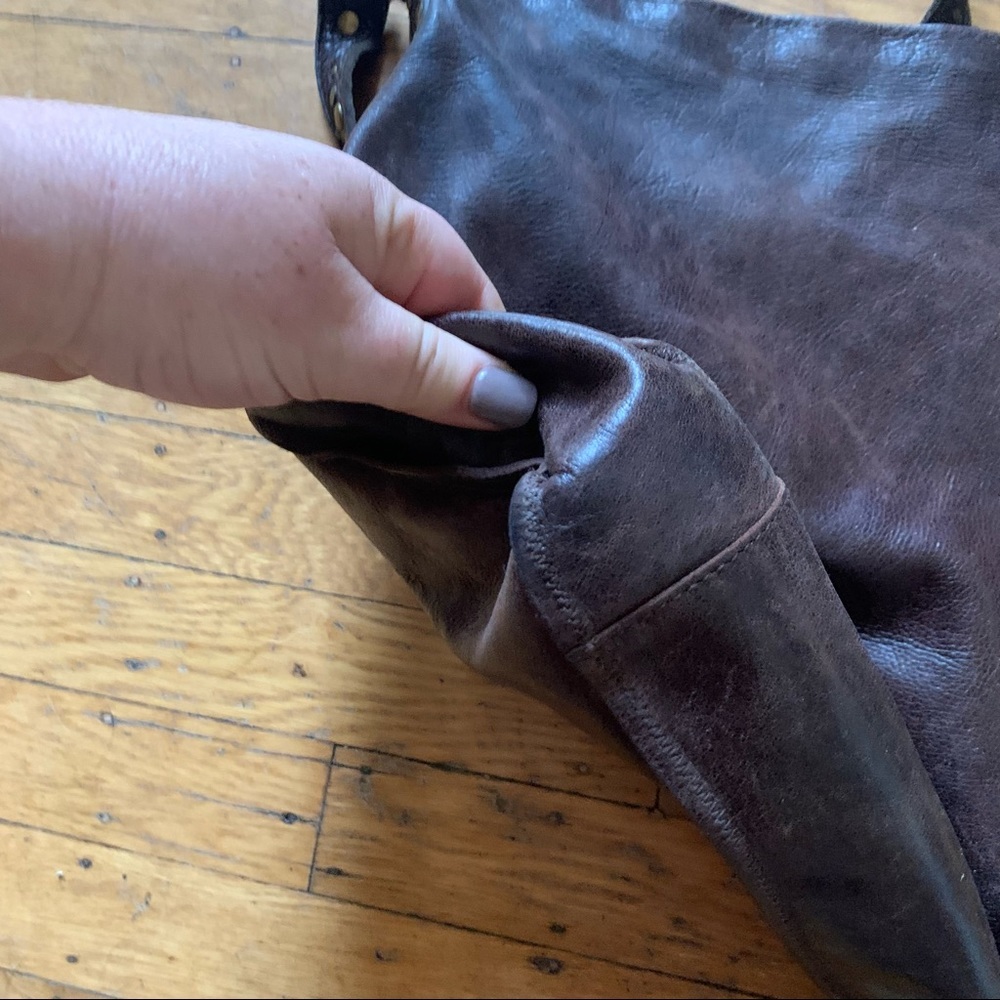 Ellington large leather work tote bag - Picture 12 of 13
